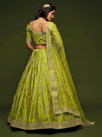 Designer Art Silk Lehenga Choli withEmbroidery Work