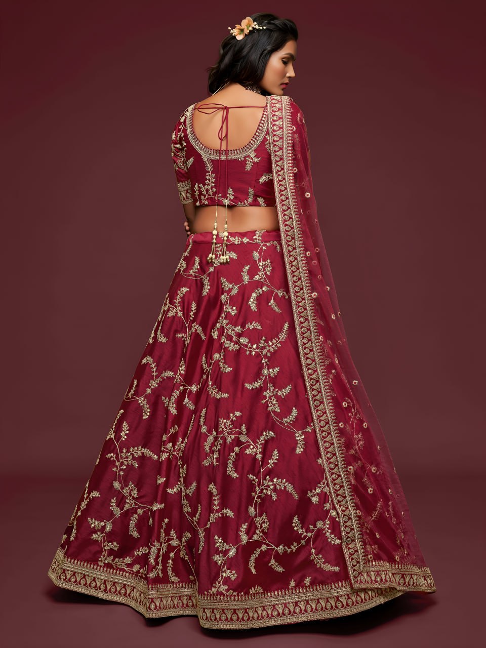 Buy Designer Art Silk Embroidery Lehenga Choli