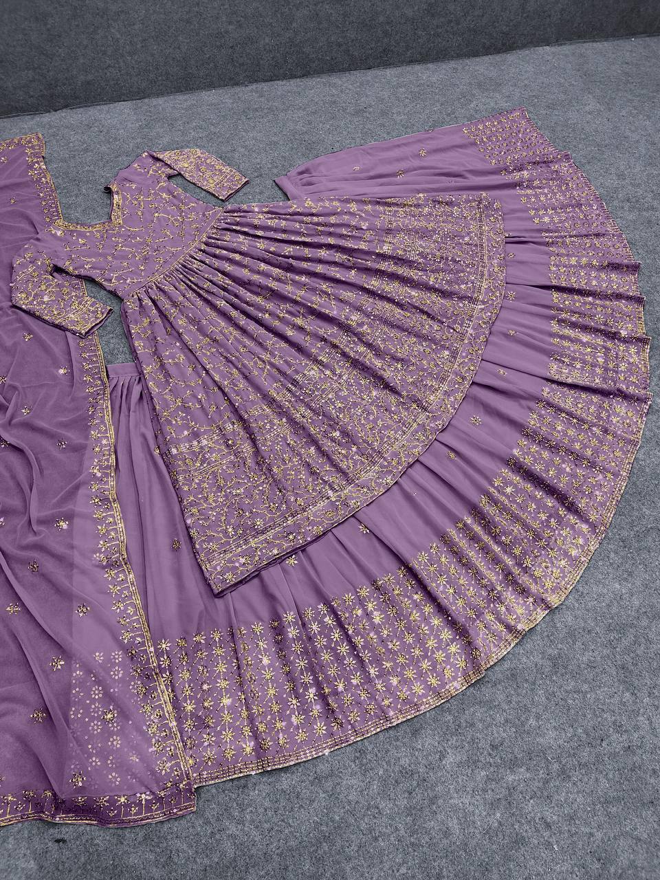 Buy Trendy Purple Lehenga Choli Online in India - Joshindia