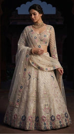 Premium White Color Soft Net Embroidered Lehenga Choli