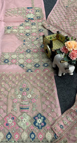 Premium Baby Pink Color Soft Net Embroidered Lehenga Choli