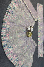 Premium Light Purple Soft Net Embroidered Lehenga Choli