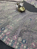 Premium Light Purple Soft Net Embroidered Lehenga Choli