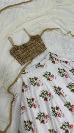 White Color Designer Silk Lehenga Choli