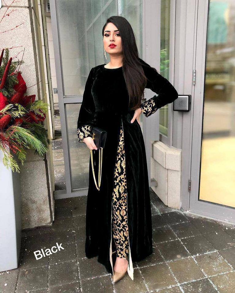 Buy Trendy Black Gown Online in India - Joshindia