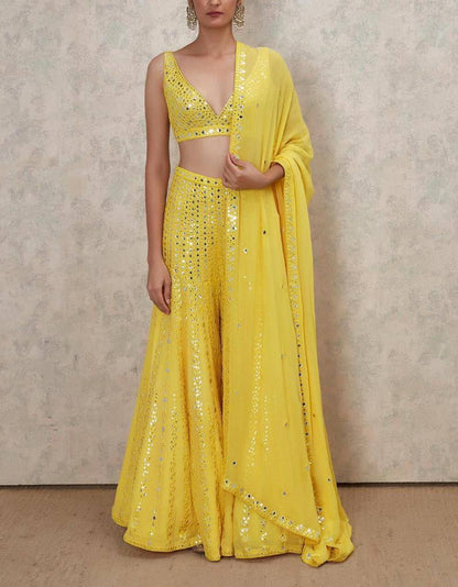 Buy Yellow Women Crop Tops online in India
