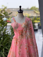 Pure Organza Digital Printed Lehenga Choli