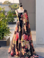 Pure Organza Digital Printed Lehenga Choli
