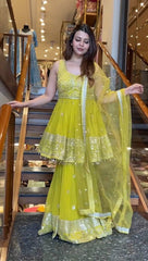 Buy Latest Yellow Color Lehenga Choli Online - Joshindia