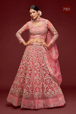 Buy Trendy Pink Heavy Embroidered Lehenga Choli