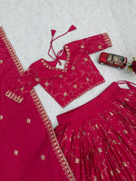 Heavy Designer Crepe SilkEmbroidery Lehenga Choli