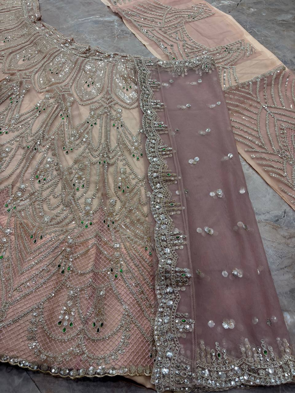 Royal Ivory Coding Sequins Stone Lehenga Choli