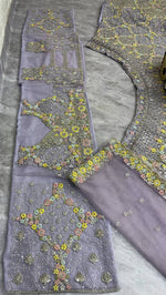 Elegant Lavender Sequins Embroidered Lehenga Choli