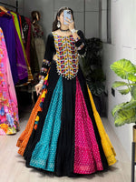 Vibrant Rainbow Navratri Lehenga Choli