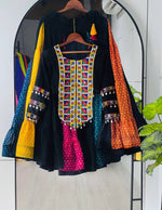 Vibrant Rainbow Navratri Lehenga Choli