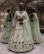 Light Weight Coding Sequins Soft Net Lehenga Choli