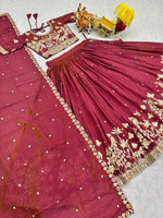 Designer Silk Embroidered Lehenga Choli