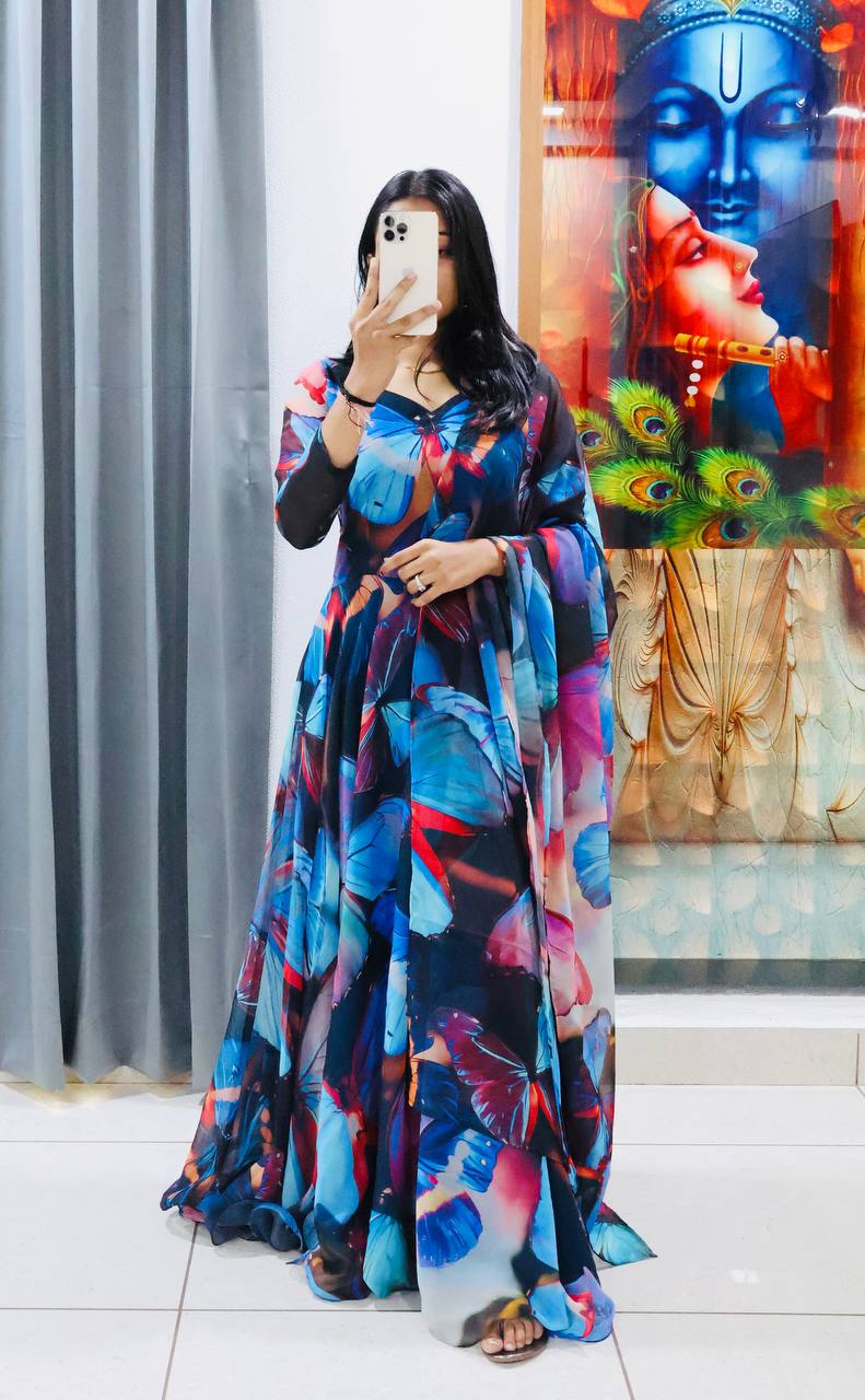 Buy Latest Indian Gown dress Online Shopping For Women - Joshindia