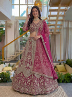 Designer Embroidery Butterfly Net Lehenga Choli