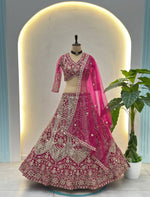 Designer Embroidery Butterfly Net Lehenga Choli