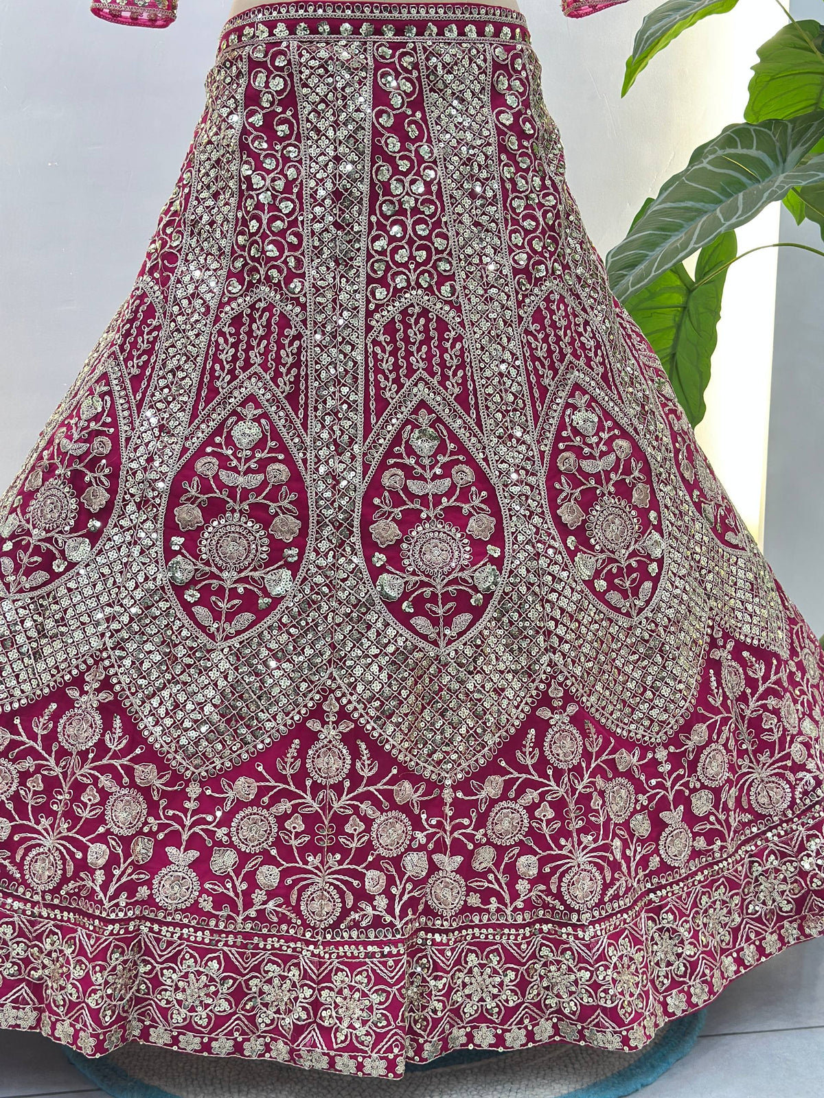 Designer Embroidery Butterfly Net Lehenga Choli