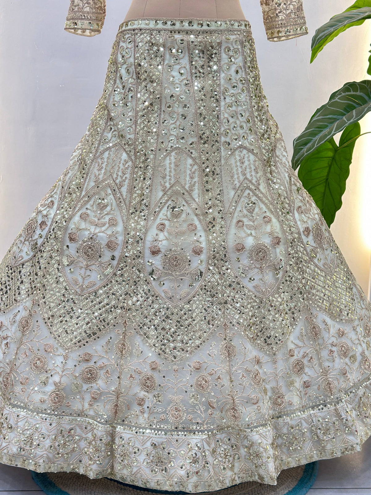 DesignerEmbroidery Butterfly Net Lehenga Choli