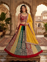 Premium Faux Georgette Lehenga Choli with Coding Sequins Work