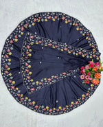 Buy Pure Blue Silk Saree Online in India @ best price - Joshindia