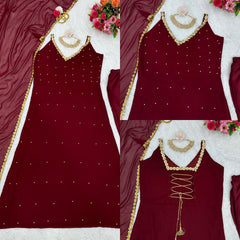 Buy Maroon Kurtas Sets online in India - Joshindia