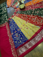 Designer Faux Georgette Sequins Embroidery Lehenga Choli