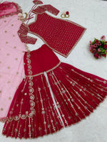 Buy Red Kurtas Dupatta Kurta Sets online in India - Joshindia