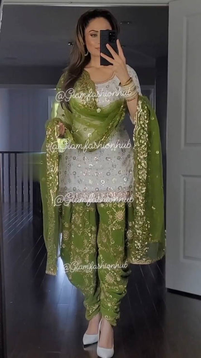 Buy Women Green Salwar Suit online in India