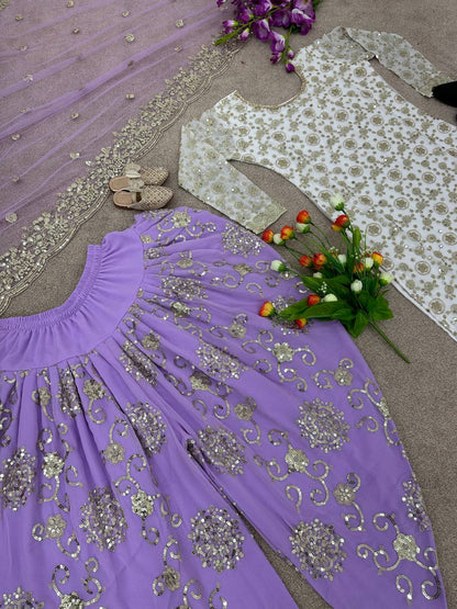 Buy Purple Salwar Suit online in India