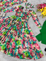 Multicolor Womens Gowns - Joshindia