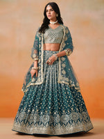 Designer Georgette Embroidered Lehenga Choli