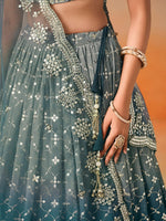 Designer Georgette Embroidered Lehenga Choli