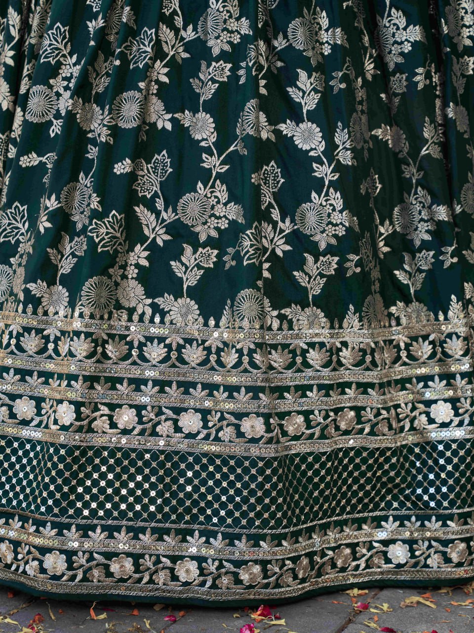 Designer Dola Silk Jacquard Lehenga Choli