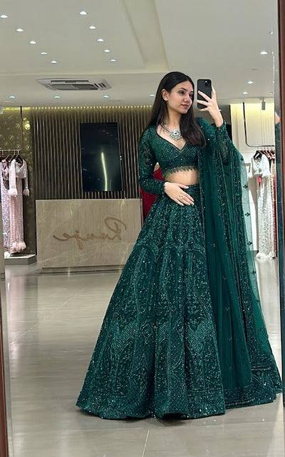 Glamour Designer Embroidery Lehenga Choli