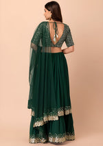 Buy Georgette Lehenga Choli with Zari & Sequins Work Online
