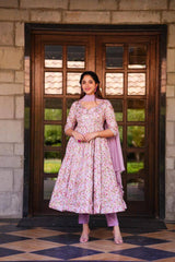Buy Latest Pink Color Indian Gown Online at Best Price - Joshindia