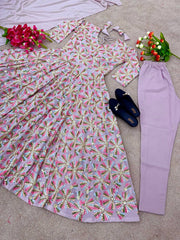 Buy Latest Pink Color Indian Gown Online at Best Price - Joshindia