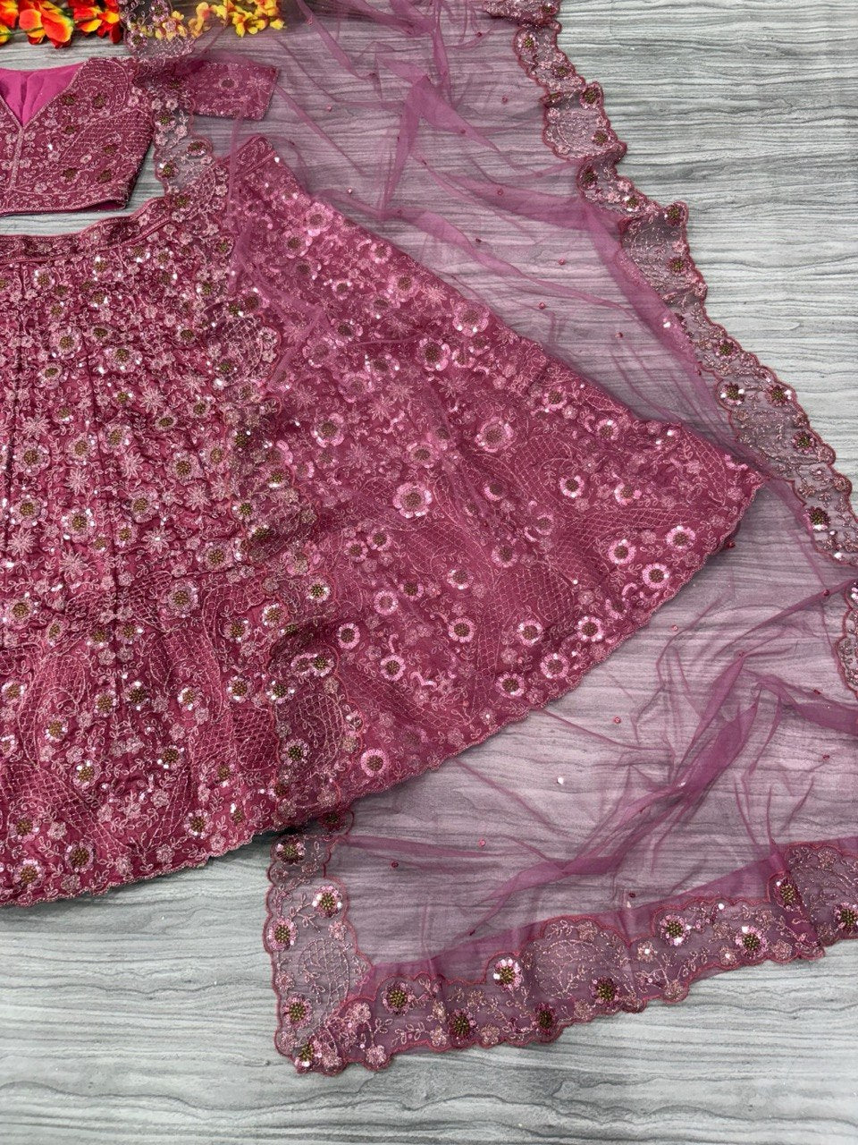 Buy Premium Chinon Silk Lehenga Choli Online