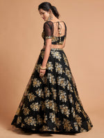Buy Black & Golden Designer Lehenga Choli Online