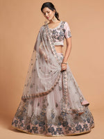 Buy Designer Soft Net Lehenga Choli Online