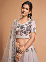 Buy Designer Soft Net Lehenga Choli Online