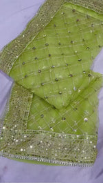 Buy Trendy Green Saree Online in India