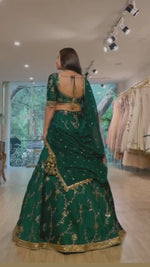 Buy Trendy Green Lehenga Choli Online in India