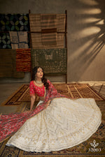 Amazing White Color Lehenga Choli For Party Look - Joshindia