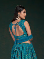 Amazing Rama Blue Color Designer Lehenga Choli Buy Now - Joshindia