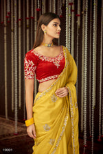 Buy trending designer Masturd Color sequins saree at best price online - Joshindia